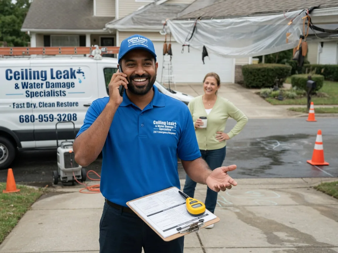 Ceiling Leak Cleanup Arroyo Seco, NM FAQs